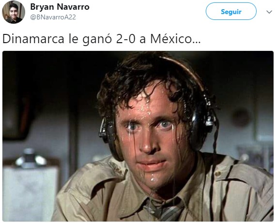 México vs Dinamarca memes